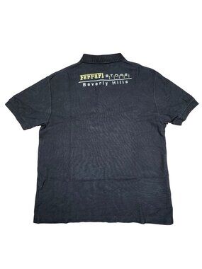 Ferrari Store Beverly Hills Employee Black Polo Shirt XL Scuderia RARE